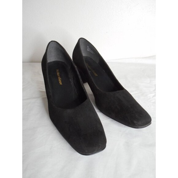 Naturalizer Shoes - NWOB Naturalizer Black Suede Pumps Womens Sz 9M 2.5" heel